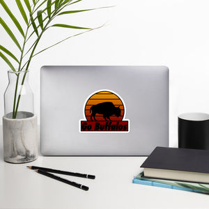 Sunset Buffalo Sticker