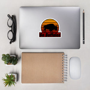 Sunset Buffalo Sticker