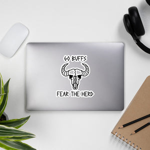 Buffalo Skull Sticker