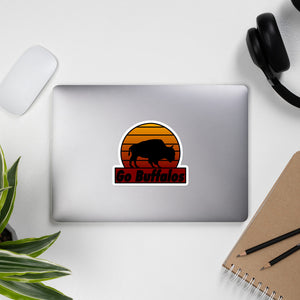 Sunset Buffalo Sticker