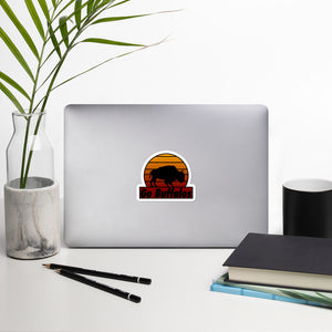 Sunset Buffalo Sticker