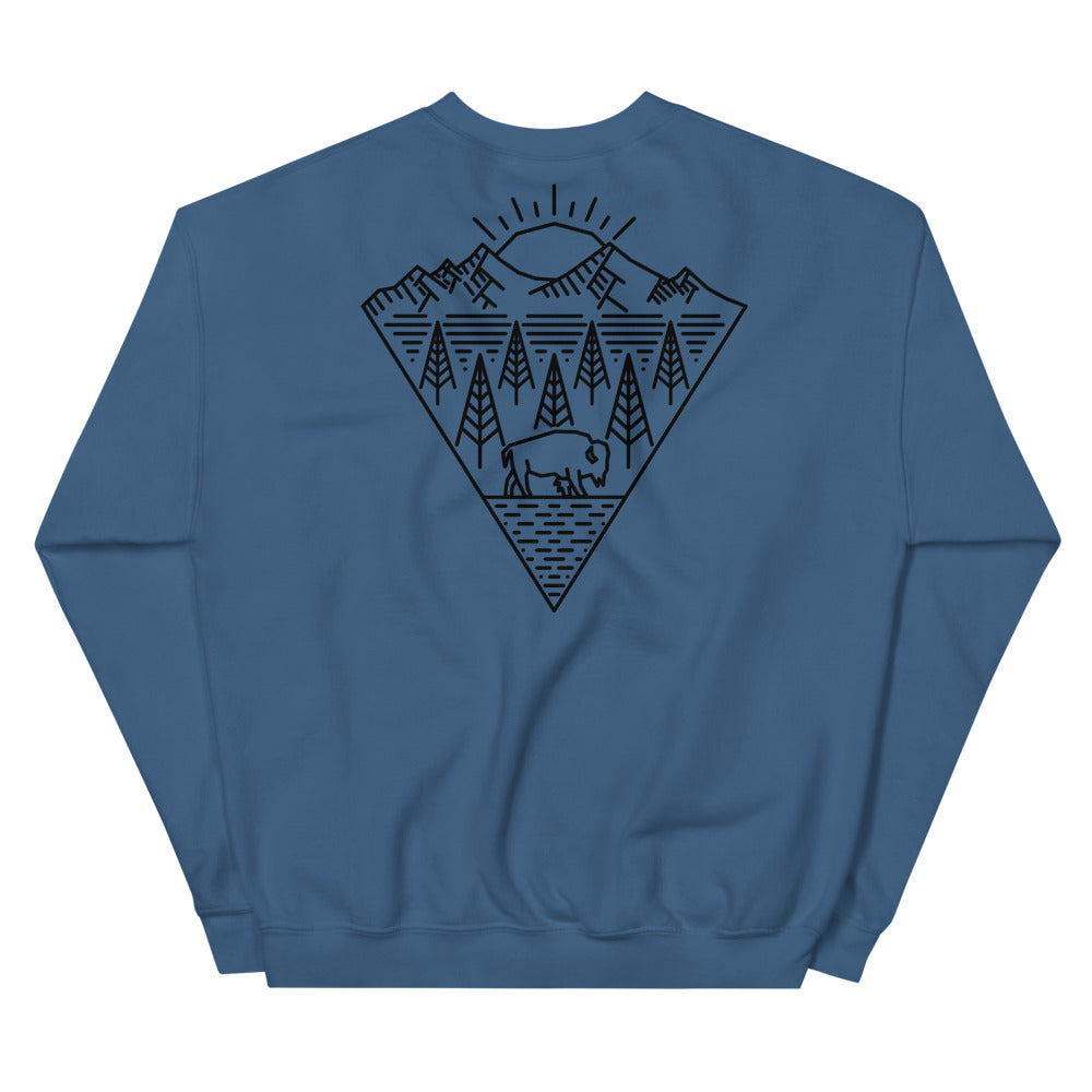 A Beautiful Buffalo Day Crewneck Sweatshirt