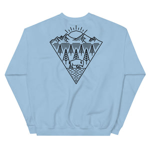 A Beautiful Buffalo Day Crewneck Sweatshirt