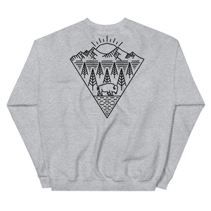 A Beautiful Buffalo Day Crewneck Sweatshirt